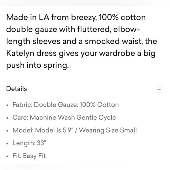 MICHAEL STARS NWOT KATELYN GAUZE DRESS - Picture 9 of 9